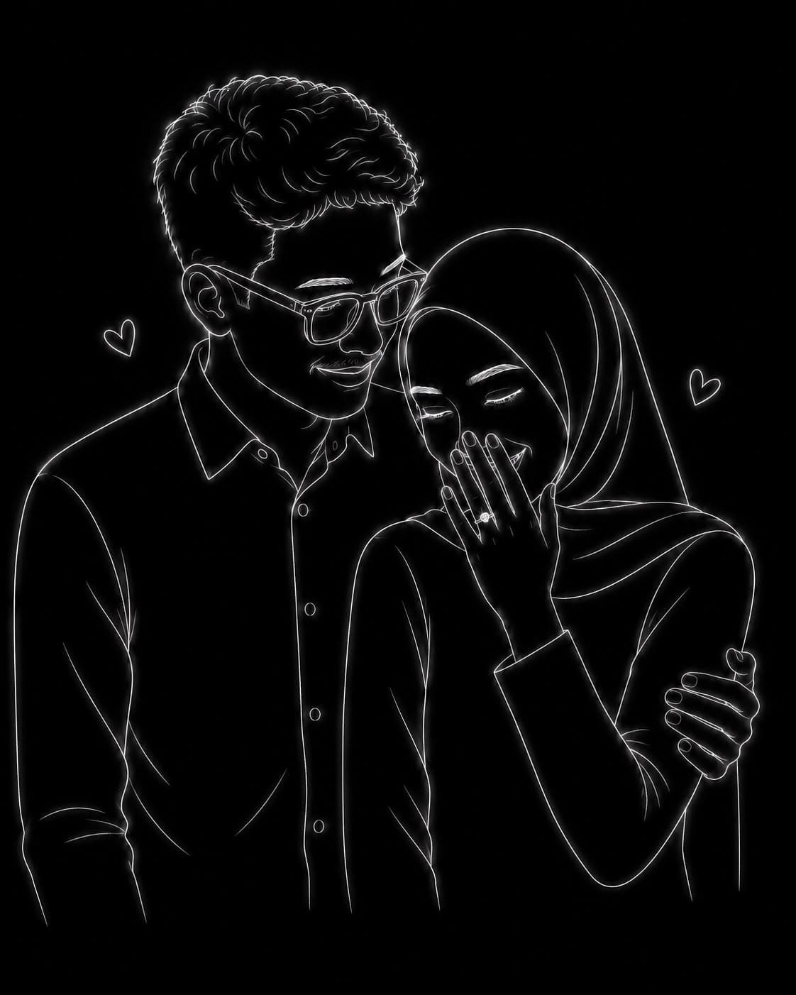 Ilustrasi pasangan